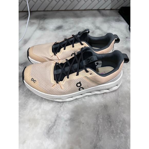 On Running Cloudswift Women’s Size 5 EU 37.5 Peach Black CloudTec Phase Shoes - Picture 1 of 13